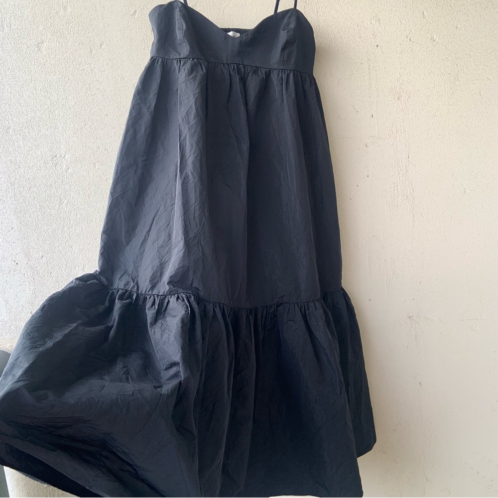 Elegant Wilfred Black Spaghetti Strap Dress - Picture 7 of 15